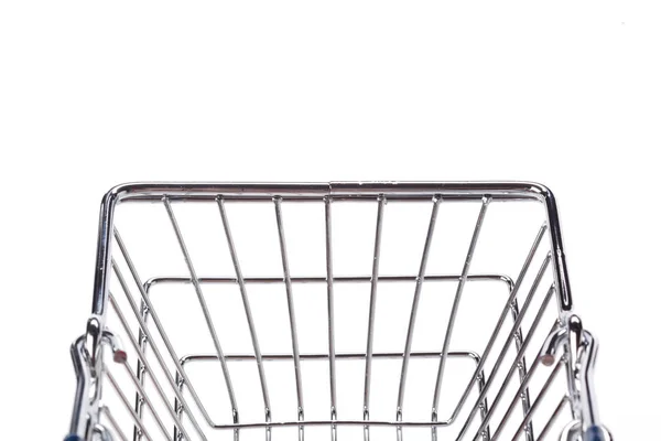 Shopping Basket Isolated White Background — Stock Photo, Image