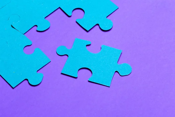 Puzzle Konzept Teamwork Hintergrund — Stockfoto