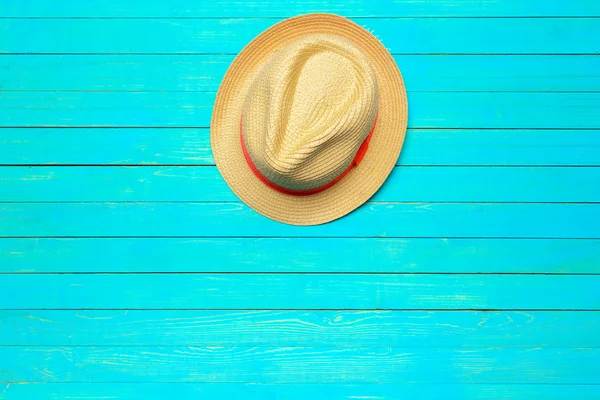 Top View Beach Hat — Stock Photo, Image