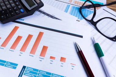 Grafikler ve hesap makinesi, yakın görünümü