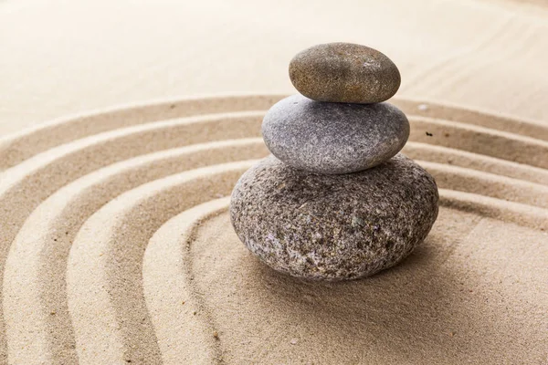 Zen Jardín Meditación Piedra Fondo — Foto de Stock