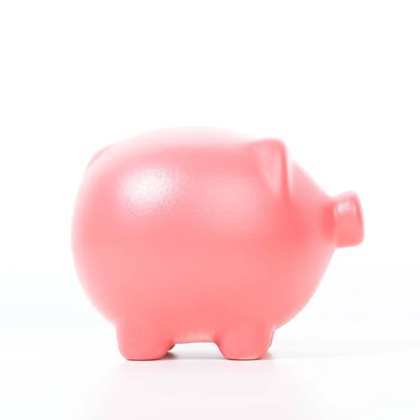 Piggy Bank Geïsoleerd Witte Achtergrond — Stockfoto