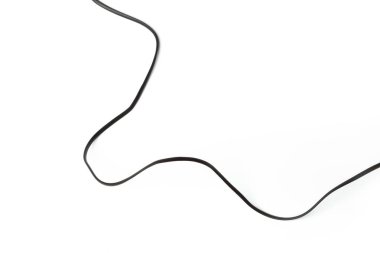 Elektrik güç adaptörü beyaz arkaplanda izole edildi