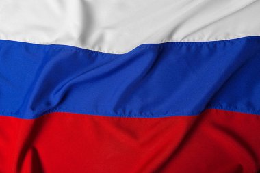 Rusya 'nın dalgalı bayrağını yakın çekim