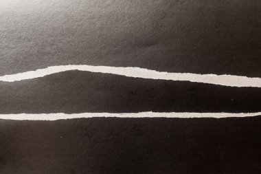 siyah yırtık kağıt, yakın çekim görünümü