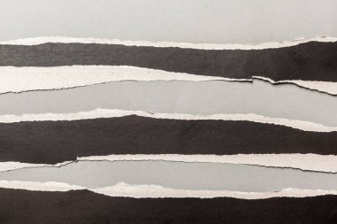 siyah yırtık kağıt, yakın çekim görünümü