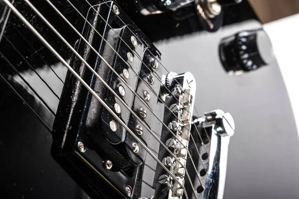 Gitarrenparts Nahsicht — Stockfoto