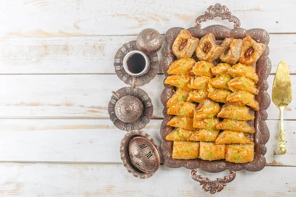 Gustoso Ramadan Turco Dessert Baklava — Foto Stock