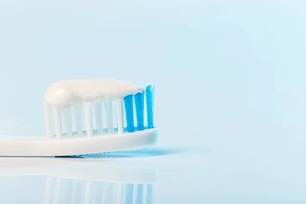 Close View Toothbrush Light Background — Stock Photo, Image