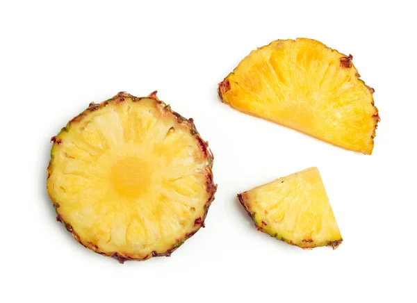 Ripe Pineapple Isolated White Background — Stock Photo, Image