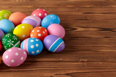 Güzel tatil günü kartı, Paskalya arka plan.