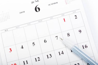 Bir iş takvim kavramı tarihler göz atın