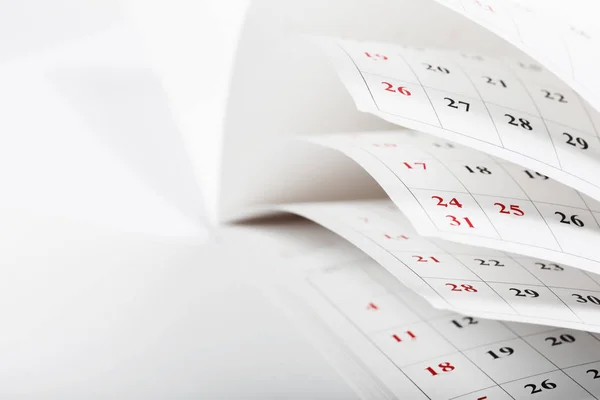 Takvim sayfaları, iş zaman kavramı