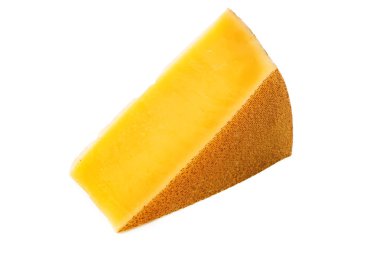 taze lezzetli peynir beyaz izole