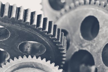 Yığın vites görünümünü yakın çekim