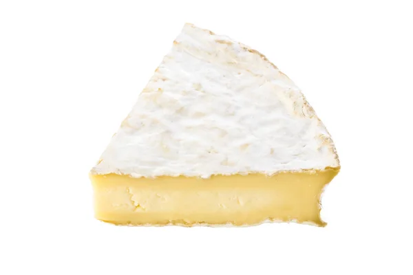 Φρέσκο Νόστιμο Τυρί Που Απομονώνονται Λευκό — Φωτογραφία Αρχείου