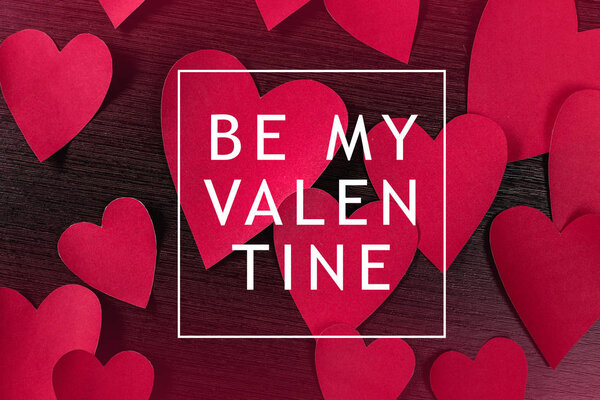 поздравительная открытка на День Святого Валентина в качестве фона
