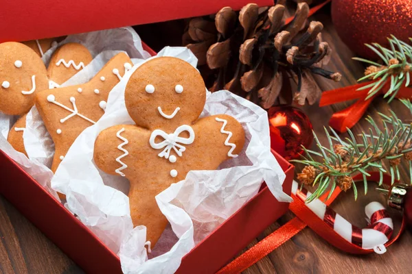 Noel ev yapımı kurabiye adam kurabiye