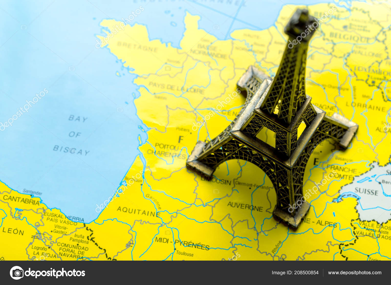 Torre Eiffel Mapa: fotografía de stock © Fotofabrika #208500854