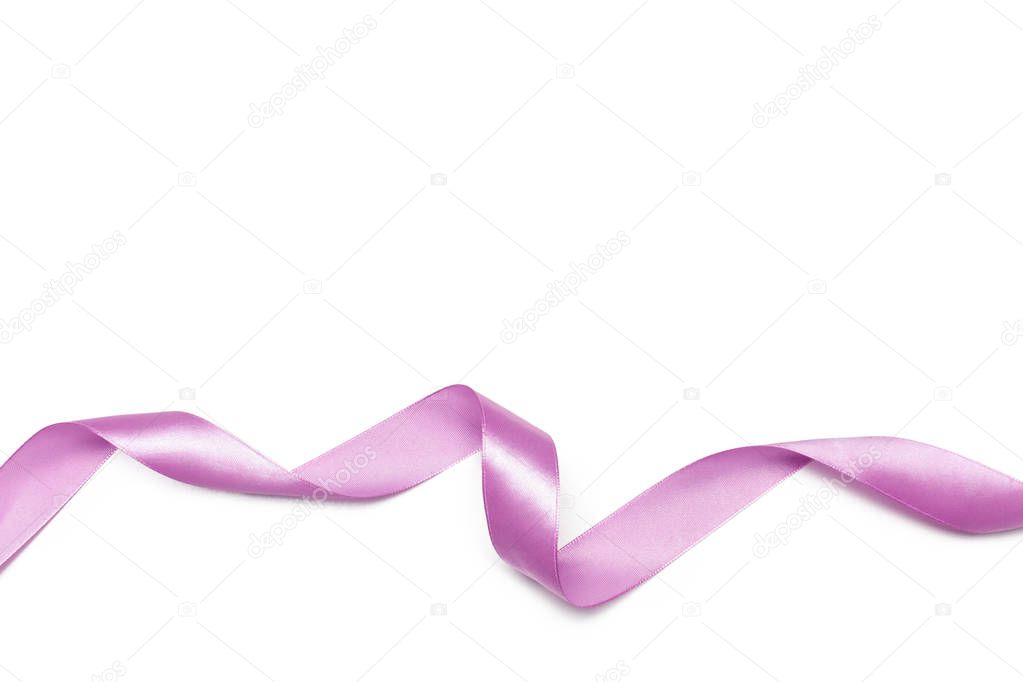 ribbon isolated on white background 
