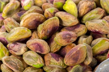 lezzetli yeşil fıstık, yakın çekim