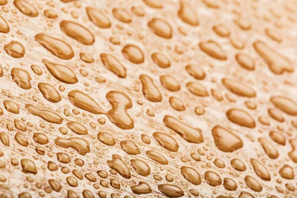 Water Drops Wooden Background — Stock Photo, Image