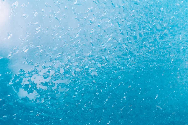 Padrão Gelo Congelado Vidro — Fotografia de Stock