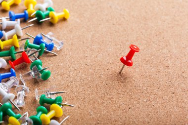 Grup raptiye cork board tutturulmuş 