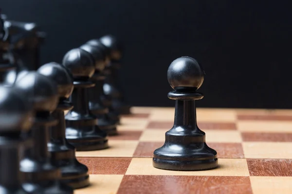 Chess Pieces Set Chessboard — Stock Photo, Image