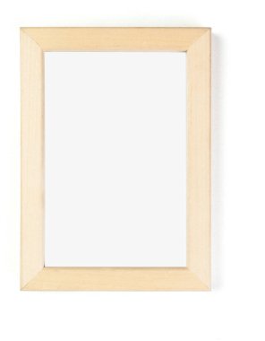 fotoğraf çerçevesi üzerinde beyaz izole