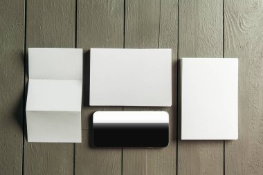 İş nesneler tablo, iş kavramı üzerinde üstten görünüm