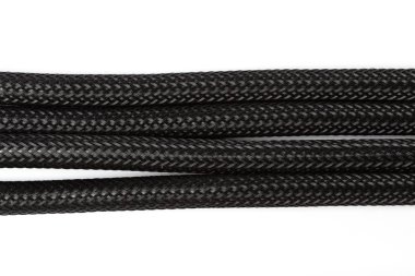 atış HDMI kablosunun beyaz zemin üzerine izole kapatmak