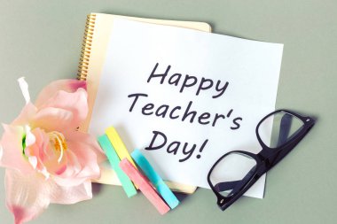 Öğretmenin gün tatil. kopya alanı