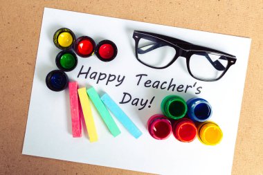 Öğretmenin gün tatil. kopya alanı