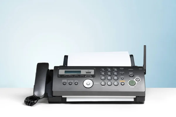 Faxový Přístroj Kanceláři — Stock fotografie