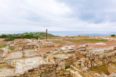 Antik kalıntıları. Kıbrıs. Seyahat