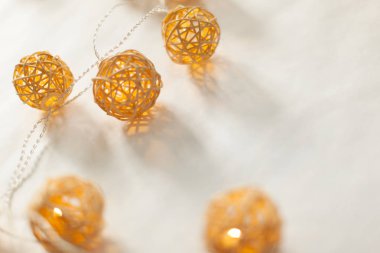 açık renkli Noel ışıkları