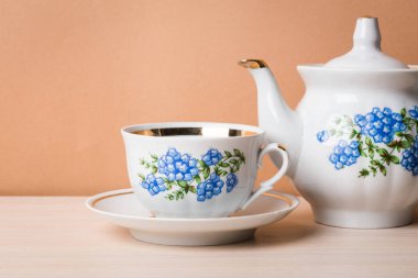 Çay çaydanlık vintage tarzı ile