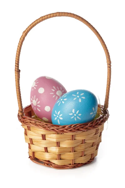 Easter Eggs Isolated White Background — Stock Photo, Image