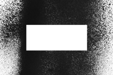 Beyaz arka planda siyah renk sprey boya