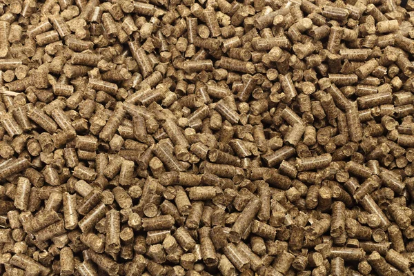 Texturierter Hintergrund Von Holzpellets — Stockfoto