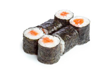 Beyaz arka plan üzerinde izole geleneksel Japon yemekleri