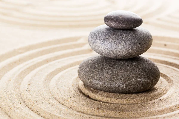 Zen Jardín Meditación Piedra Fondo — Foto de Stock