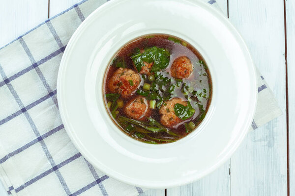 Soup with Meat Balls