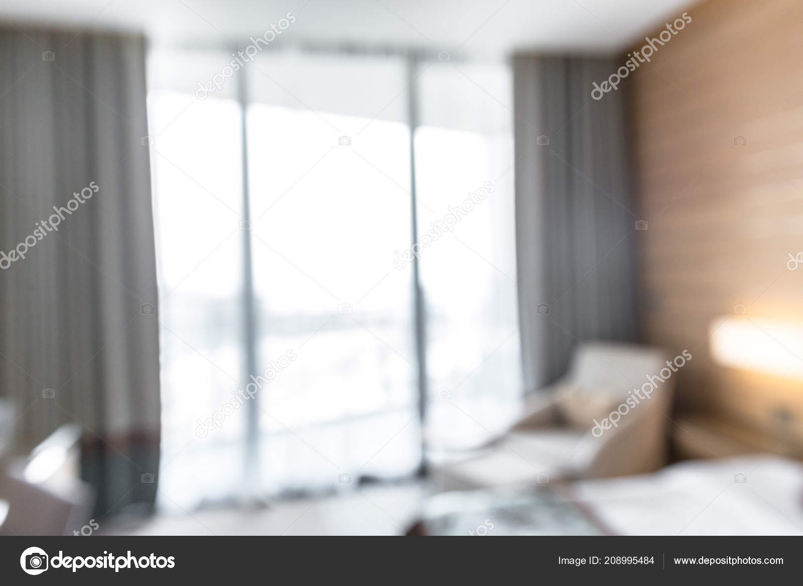 Blurred Hotel Room Background Stock Photo by ©Fotofabrika 208995484
