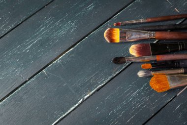 Profesyonel makyaj fırçası koleksiyonu 