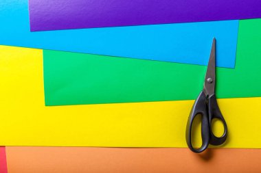 renkli kağıt Grubu'nun yükseltilmiş görünümü 