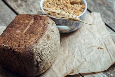 lezzetli taze pişmiş ekmek