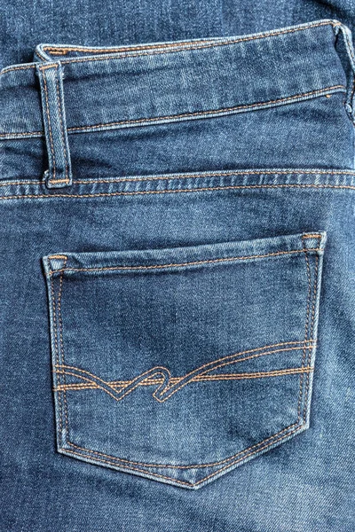 Jeans Stof Textuur Achtergrond — Stockfoto