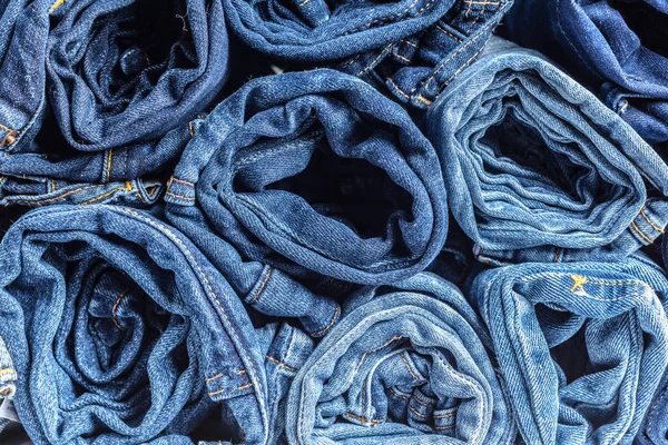Jeans Fabric Texture Background — Stock Photo, Image